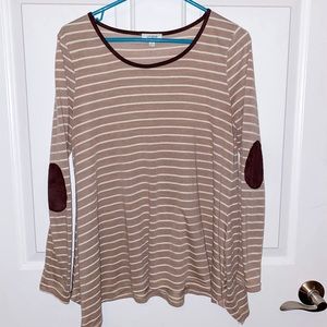 Long sleeve brown top!